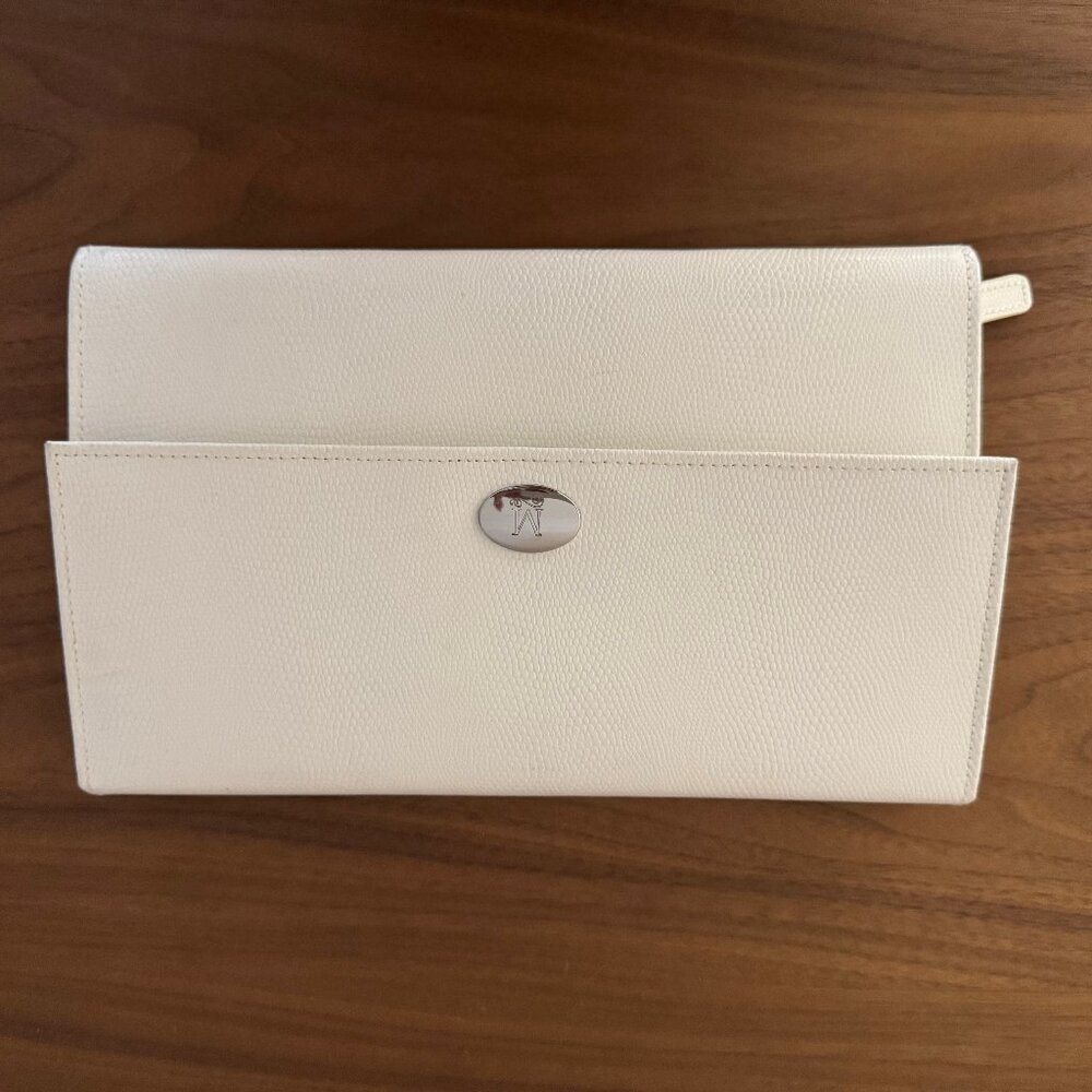 Pottery Barn McKenna Leather Travel Jewelry Portfolio